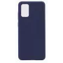 Evelatus Custodia in silicone Premium Soft Touch per Samsung Galaxy S20 Plus blu mezzanotte