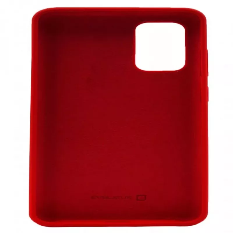 Evelatus Custodia in silicone Premium Soft Touch per Samsung Galaxy S20 Plus rosso