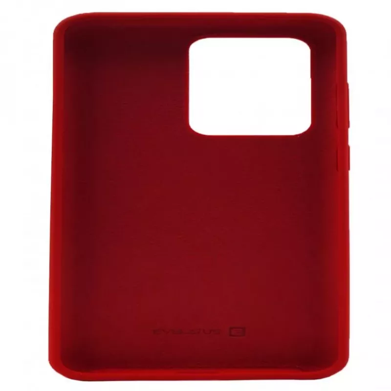 Evelatus Custodia in silicone Premium Soft Touch per Samsung Galaxy S20 Ultra rosso