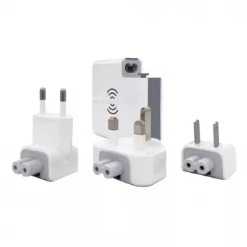 Evelatus adattatore da viaggio con caricabatterie wireless EWC06 bianco