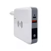 Evelatus adattatore da viaggio con caricabatterie wireless EWC06 bianco