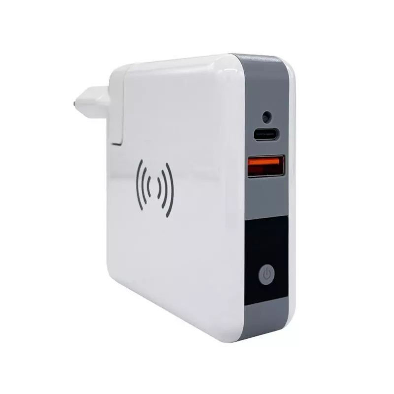 Evelatus adattatore da viaggio con caricabatterie wireless EWC06 bianco