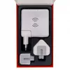 Evelatus adattatore da viaggio con caricabatterie wireless EWC06 bianco