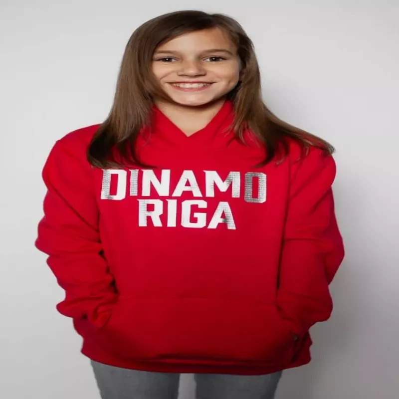 Dinamo felpa con cappuccio bambino 4Y rosso
