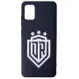 Evelatus custodia in silicone soft touch per Samsung Galaxy A41 DR Logo N1 bianco