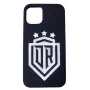 Evelatus custodia in silicone soft touch per iPhone 12 Pro DR Logo N1 bianco nero