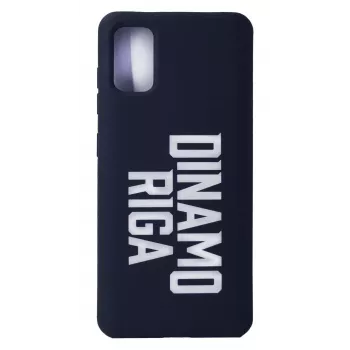 Evelatus custodia in silicone soft touch per Samsung Galaxy A41 DR Logo N2 bianco nero