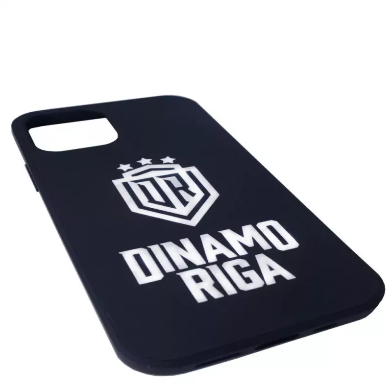 Evelatus custodia in silicone soft touch per iPhone 12 Pro DR Logo N4 bianco nero
