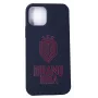 EVELATUS custodia in silicone soft touch per iPhone 12 Pro DR Logo N4 rosso