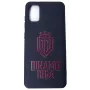 Evelatus custodia in silicone soft touch per Samsung Galaxy A41 DR Logo N4 rosso nero