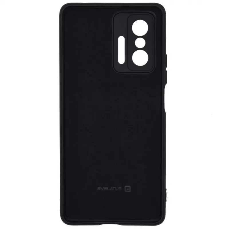 Evelatus Nano Silicone Case Soft Touch TPU per Xiaomi Redmi Note 10S / Poco M5s nero
