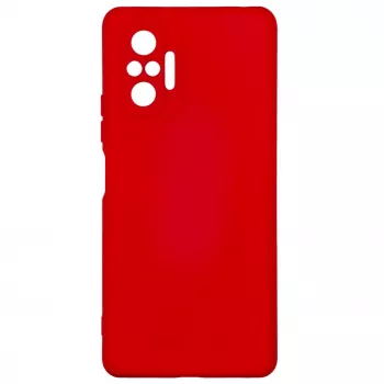 Evelatus Xiaomi Redmi Note 10 Pro Nano Silicone Case Soft Touch TPU rosso