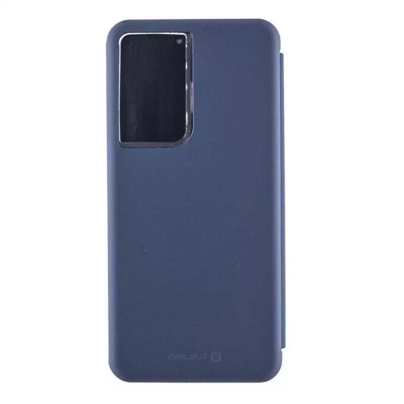 Evelatus Samsung Galaxy S21 Ultra Custodia a libro blu