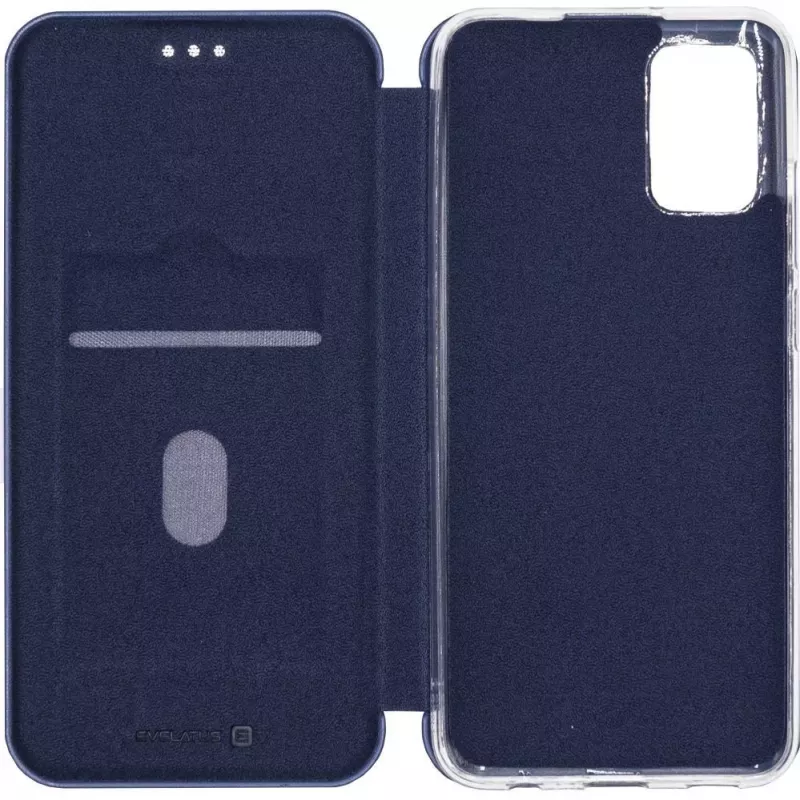 Evelatus Book Case per Xiaomi Redmi 9T, Redmi Note 9 4G, Poco M3 - blu mezzanotte
