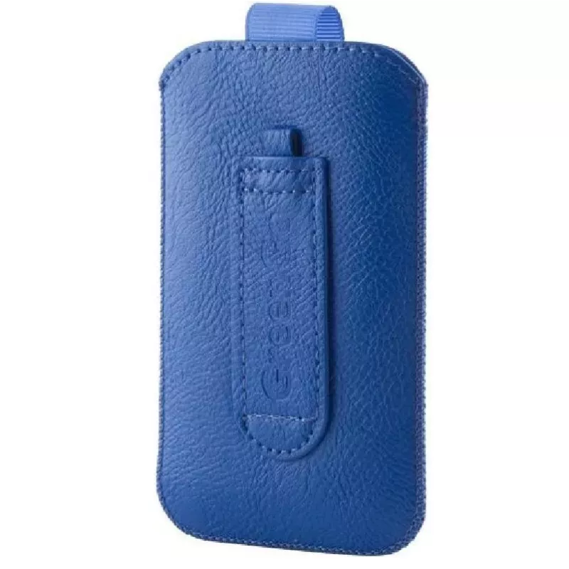 GreenGo Samsung Galaxy Note 2 Mono XXXXL custodia flip blu