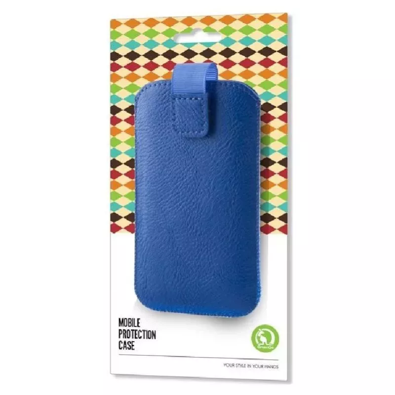 GreenGo Samsung Galaxy Note 2 Mono XXXXL custodia flip blu