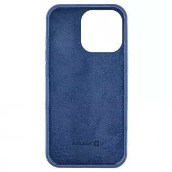 Evelatus Apple iPhone 13 Pro custodia in silicone Premium Soft Touch blu cobalto