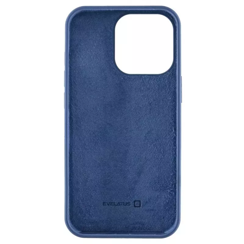 Evelatus Apple iPhone 13 Pro custodia in silicone Premium Soft Touch blu cobalto