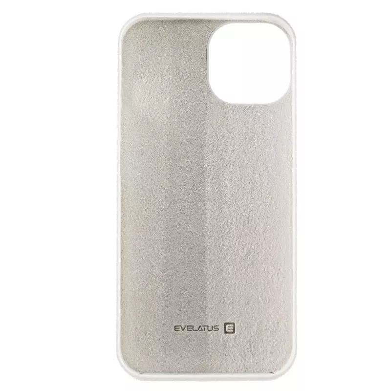 Evelatus Apple iPhone 13 Pro custodia in silicone Premium Soft Touch bianca