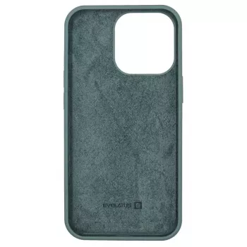 Evelatus Apple iPhone 13 Pro Max custodia in silicone Premium Soft Touch verde pino