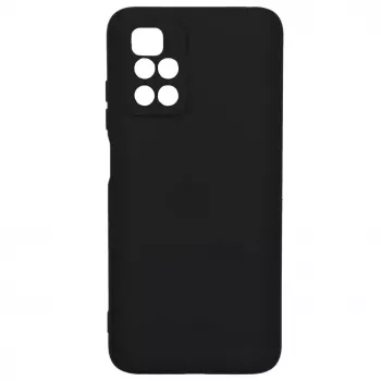 Evelatus Xiaomi Redmi 10 Custodia in silicone Nano Soft Touch TPU nero