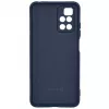 Evelatus Xiaomi Redmi 10 Custodia in silicone Nano Soft Touch TPU blu navy