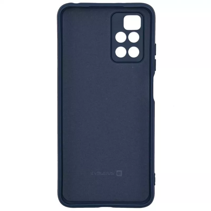 Evelatus Xiaomi Redmi 10 Custodia in silicone Nano Soft Touch TPU blu navy