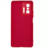 Evelatus Xiaomi 11T / 11T Pro Custodia in silicone Nano Soft Touch TPU rosso