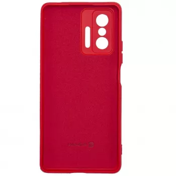 Evelatus Xiaomi 11T / 11T Pro Custodia in silicone Nano Soft Touch TPU rosso
