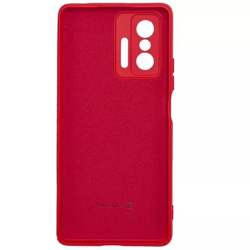 Evelatus Xiaomi 11T / 11T Pro Custodia in silicone Nano Soft Touch TPU rosso