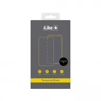 iLike Samsung Galaxy A41 Vetro Temperato Flat Clear Glass HD 0,33 mm Protezione Schermo