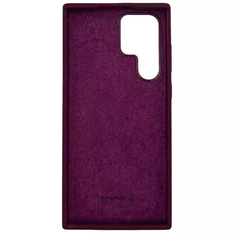 Evelatus Samsung Galaxy S22 Ultra Premium Soft Touch custodia in silicone bordeaux