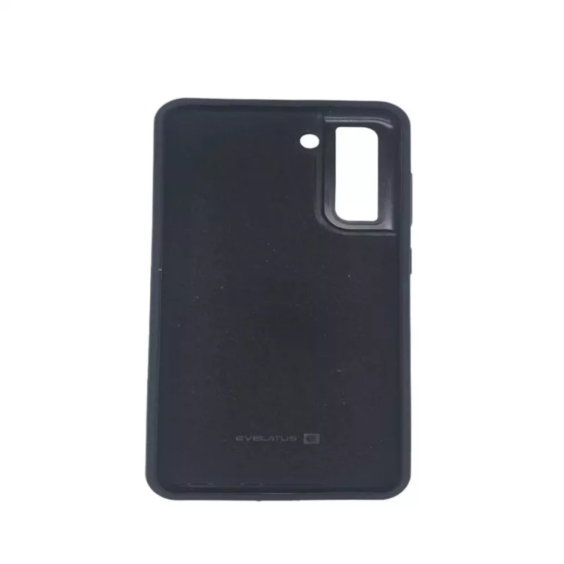 Evelatus Samsung Galaxy S21 FE Premium Soft Touch custodia in silicone nero
