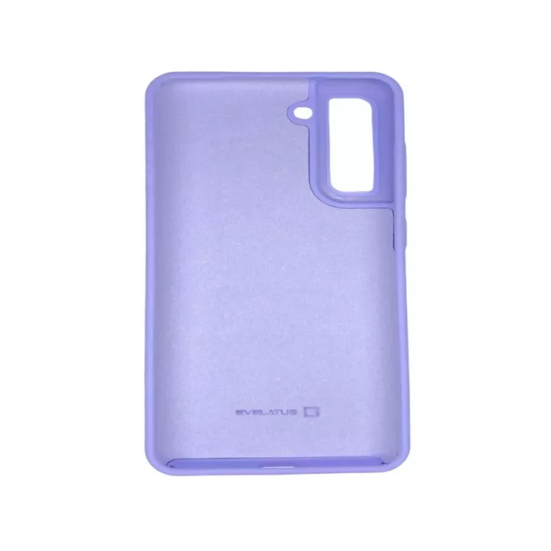 Evelatus Samsung Galaxy S21 FE Premium Soft Touch custodia in silicone viola pallido