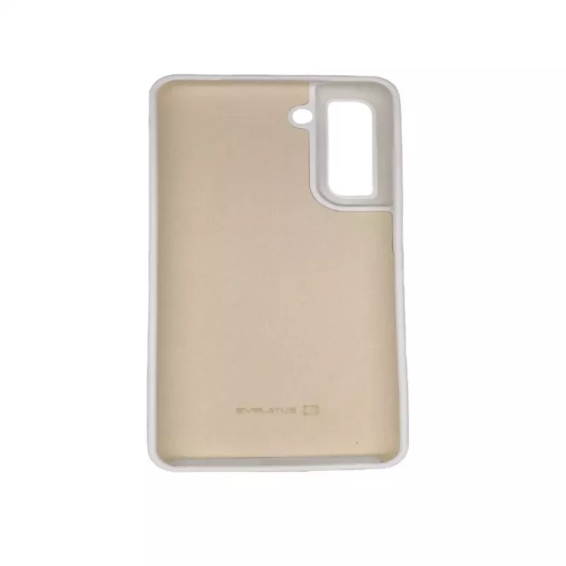 Evelatus Samsung Galaxy S21 FE Premium Soft Touch custodia in silicone bianco