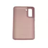 Evelatus Samsung Galaxy S21 FE Premium Soft Touch custodia in silicone rosa sabbia