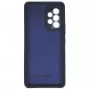 Evelatus Samsung Galaxy A73 5G Premium Soft Touch custodia in silicone blu navy