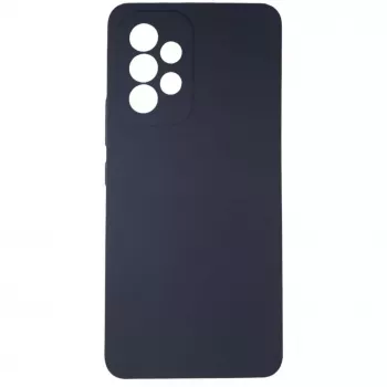 Evelatus Samsung Galaxy A73 5G Premium Soft Touch custodia in silicone blu navy