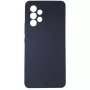 Evelatus Samsung Galaxy A73 5G Premium Soft Touch custodia in silicone blu navy