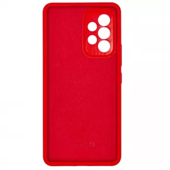 Evelatus Samsung Galaxy A73 5G Premium Soft Touch custodia in silicone rosso cinese