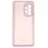 Evelatus Samsung Galaxy A73 5G Premium Soft Touch custodia in silicone rosa sabbia
