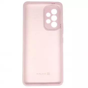Evelatus Samsung Galaxy A73 5G Premium Soft Touch custodia in silicone rosa sabbia