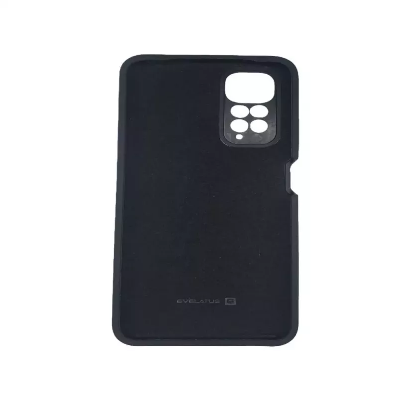 Evelatus Xiaomi Redmi Note 11/11S Premium Soft Touch custodia in silicone nero