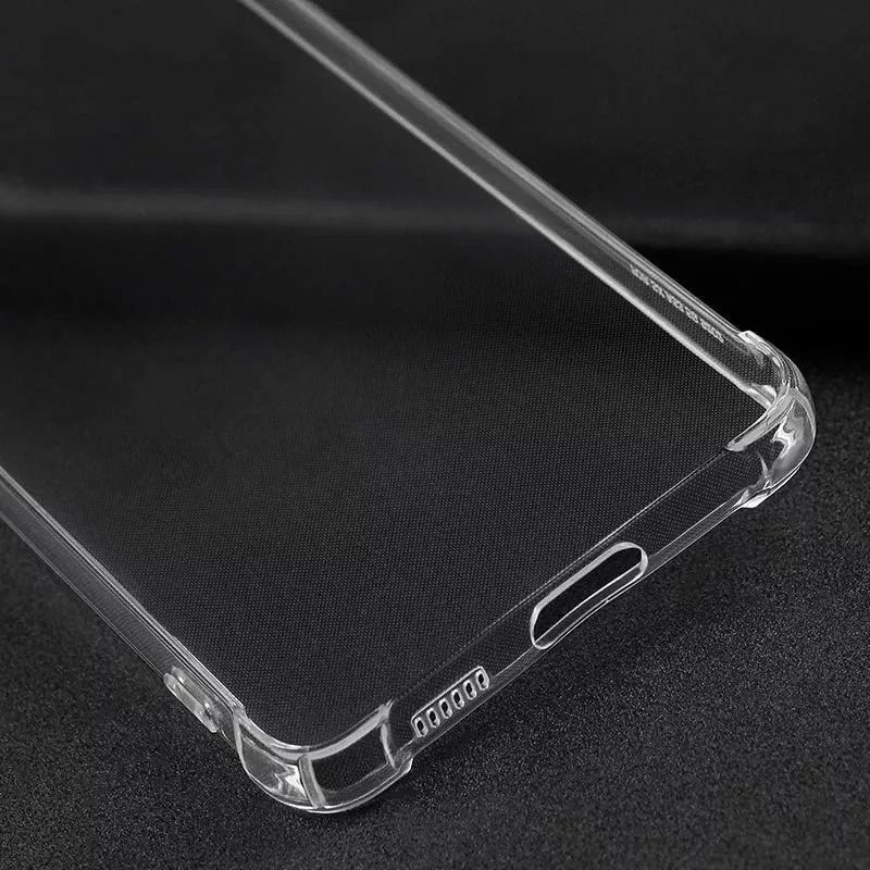 Evelatus Samsung Galaxy A13 4G LTE Custodia in silicone militare antishock TPU trasparente