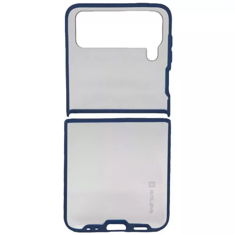 Evelatus Samsung Galaxy Z Flip 3 Custodia in acrilico opaco blu