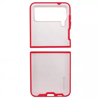 Evelatus Samsung Galaxy Z Flip 3 Custodia in acrilico opaco rosso