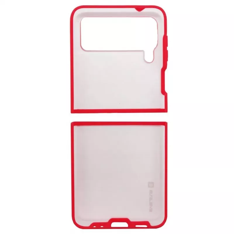 Evelatus Samsung Galaxy Z Flip 3 Custodia in acrilico opaco rosso