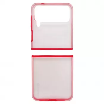 Evelatus Samsung Galaxy Z Flip 3 Custodia in acrilico opaco rosso