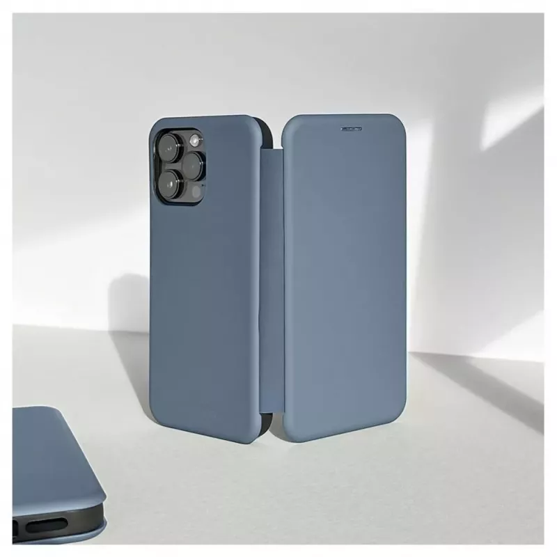 Evelatus Apple iPhone 13 Pro Max Custodia a libro blu scuro