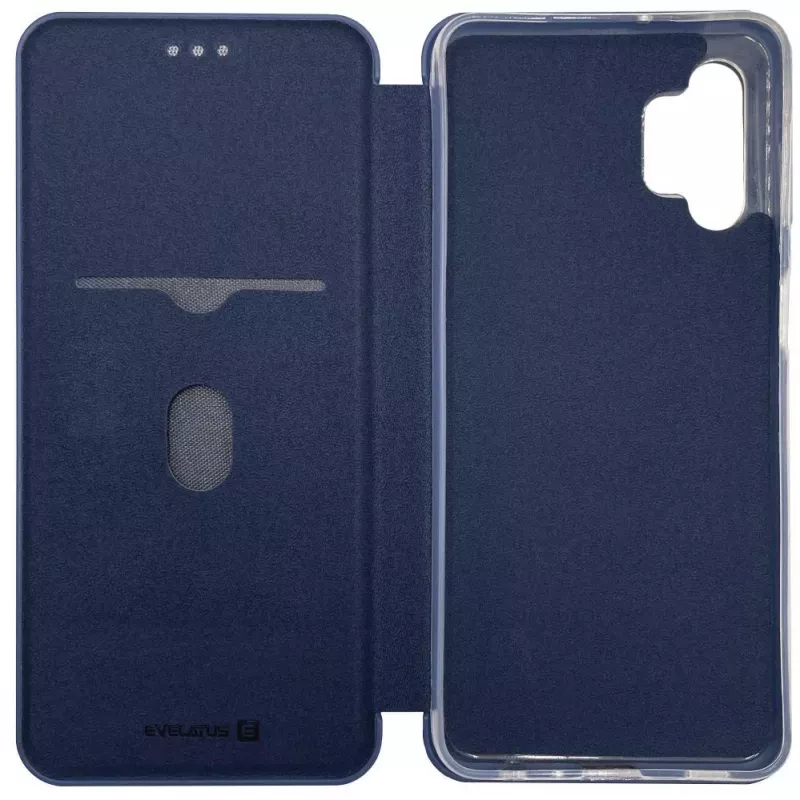 Evelatus Samsung Galaxy A32 5G Custodia a libro blu scuro